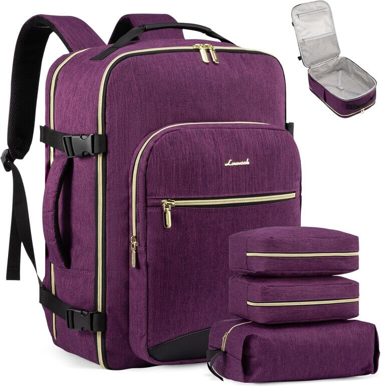 LOVEVOOK Travel Backpack - Perfect for Flights and Adventures - 15% Off!