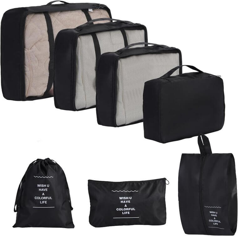 Travel Packing Cubes - Organize Your Suitcase with Ease! - Enjoy 30% Off!