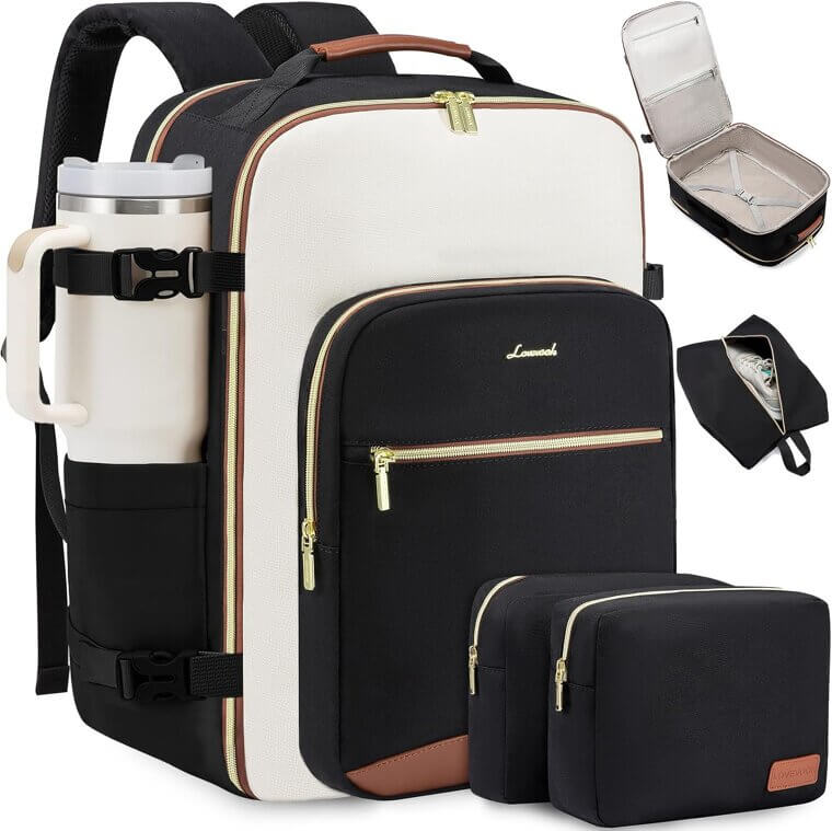 LOVEVOOK Travel Backpack - Perfect for Air Travel Adventures - Enjoy 12% Off!