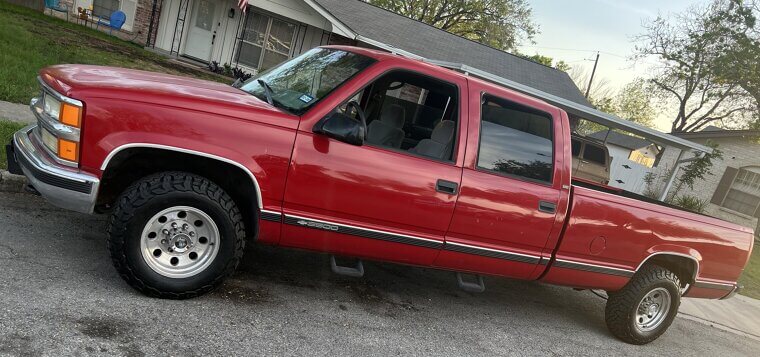 1998 Chevy C3500 Crew Cab Dually