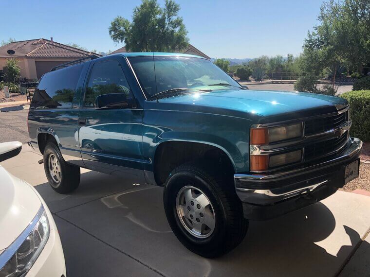 1995 Chevy Tahoe Sport 2-Door Pickup Conversion