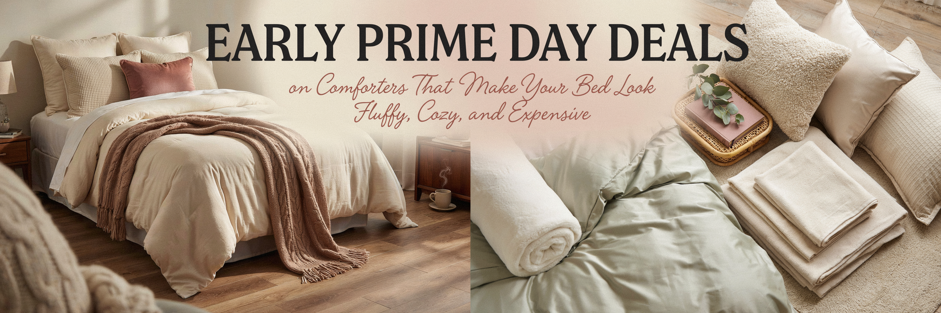 Early Prime Day Deals on Comforters That Make Your Bed Look Fluffy, Cozy, and Expensive