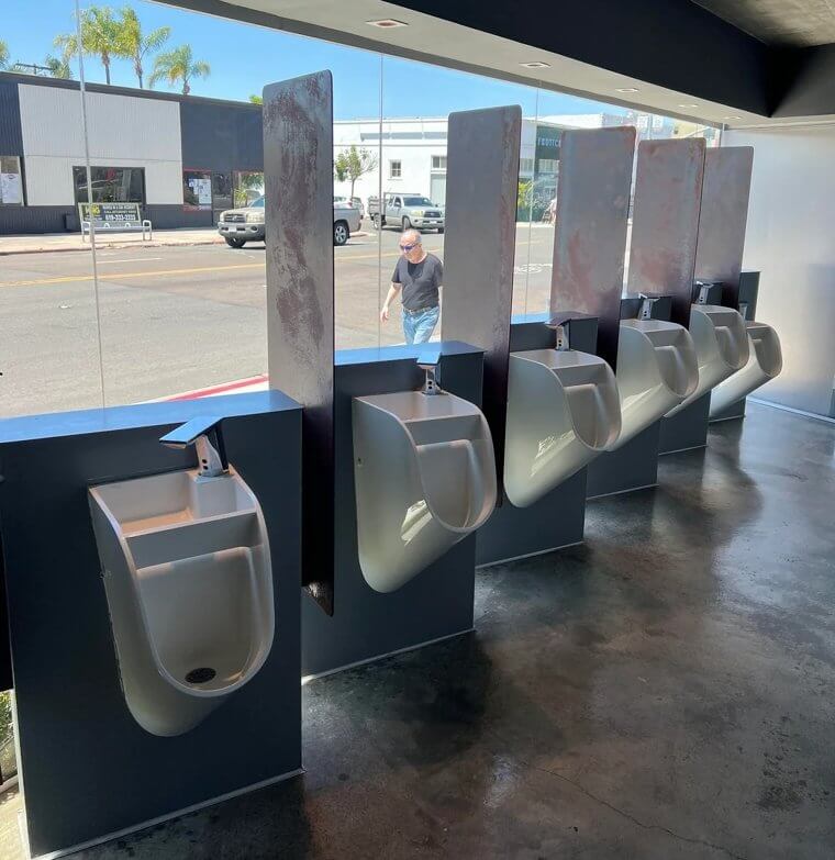 Uncomfortable Toilet Space