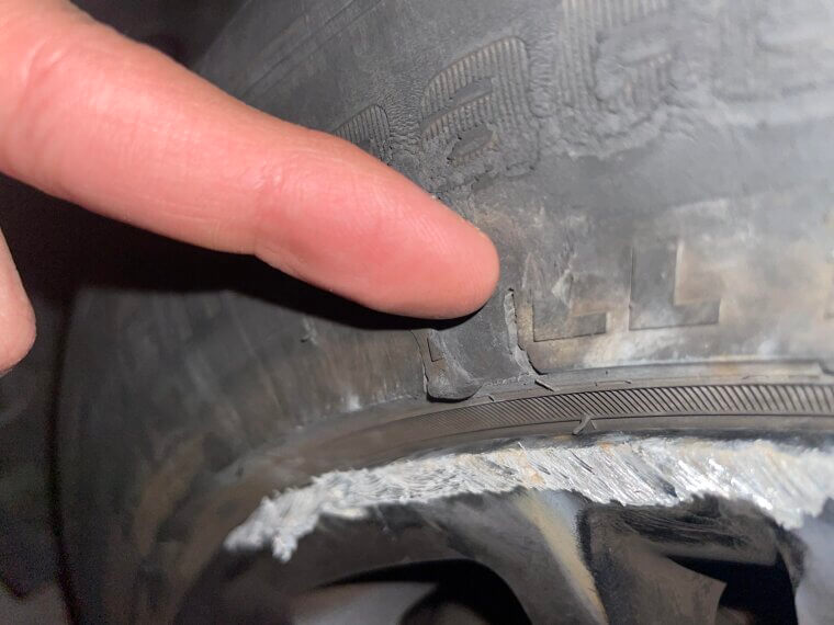 Reduced Tire Traction