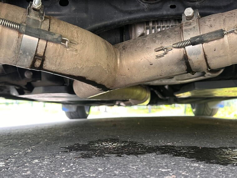 Exhaust Condensation Buildup