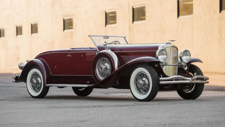 9. 1935 Duesenberg Model J Convertible