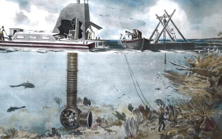 A Submarine Tube So People Could Be One With The Fish