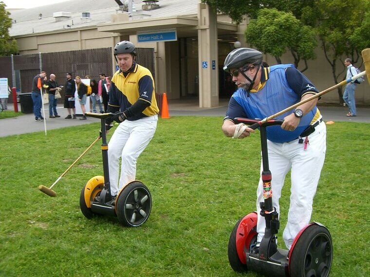 Steve Wozniak Plays Segway Polo
