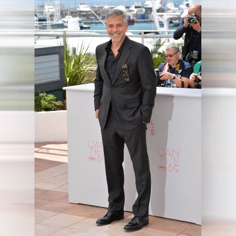George Clooney Enjoys Making Shoes