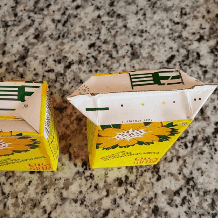 Non avere mai più una confezione di succo di frutta che esplode