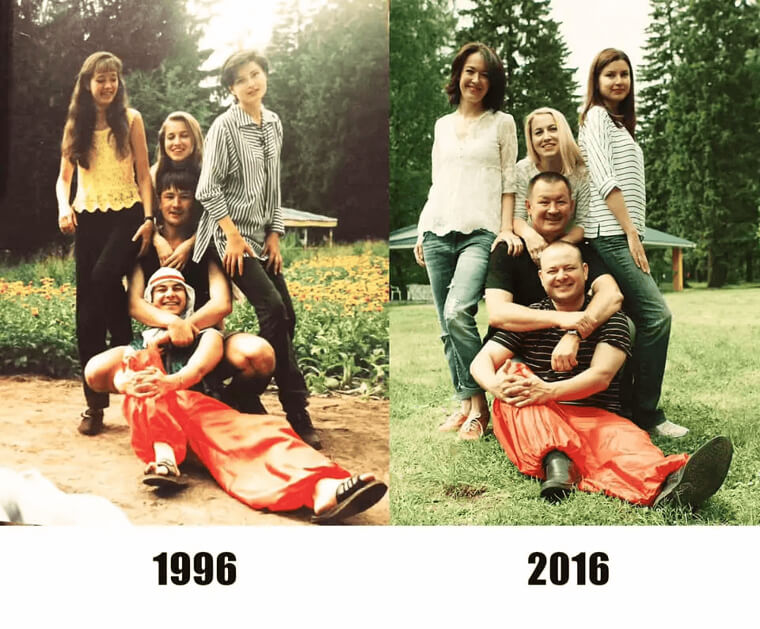 Recreating A Siblings Family Photo