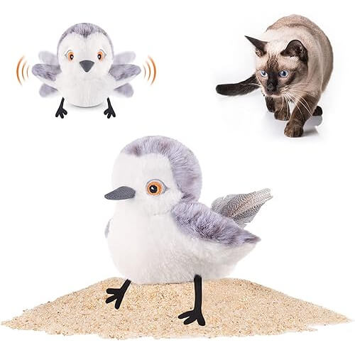 Lifelike Flapping Bird Cat Toy that Triggers Your Cat's Hunting Instincts. Now 5% Off!