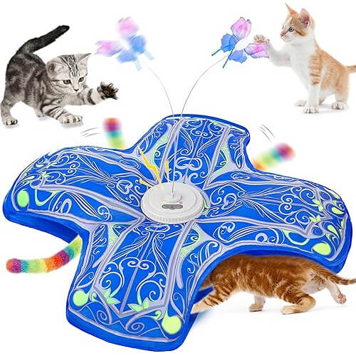 Innovative Touch-Activated Cat Toy that Entertains Indoor Cats. Now 19% Off!