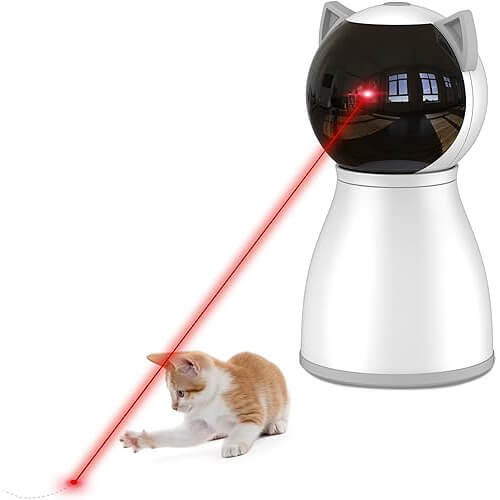 Advanced Automatic Laser Cat Toy that Entertains Your Cat Hands-Free. Now 20% Off!