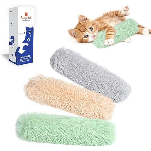 Cozy Catnip Kicker Pillows that Keep Your Cat Entertained for Hours. 