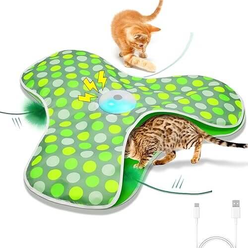 Engaging Feather Motion Cat Toy that Satisfies Hunting Instincts. Now 33% Off!