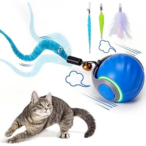 Smart Automatic Interactive Cat Ball that Keeps Cats Active. 