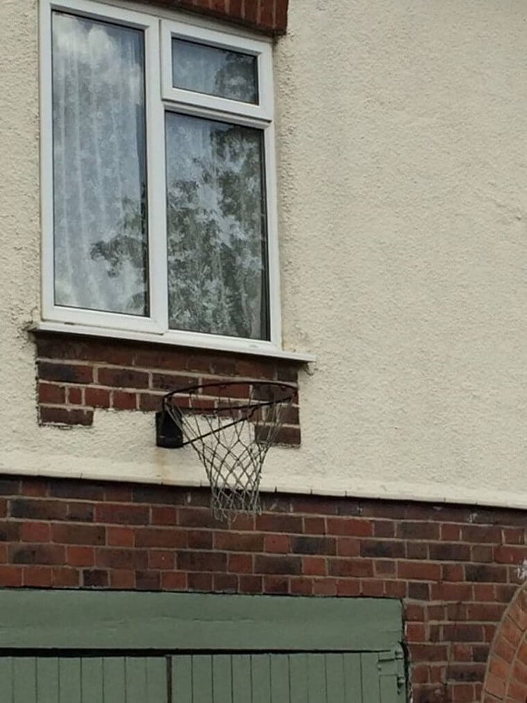 He shoots, he scores, he breaks the window