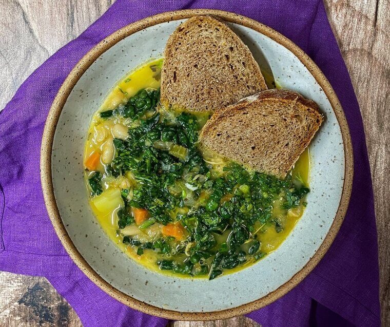 Vegetable Soup (with Parsley Gremolata)