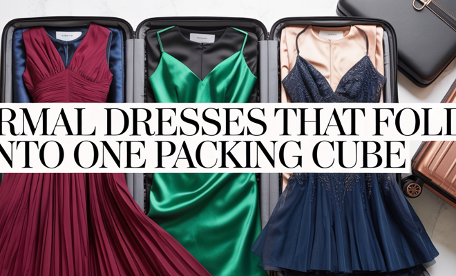Formal Dresses That Fold Into One Packing Cube