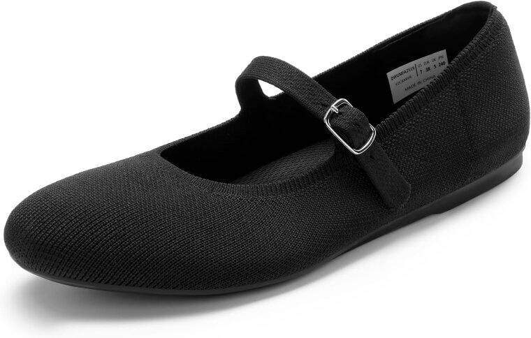Mary Jane Ballet Flats - Comfy Knit Style for Every Occasion - Don’t Miss the 28% Discount!