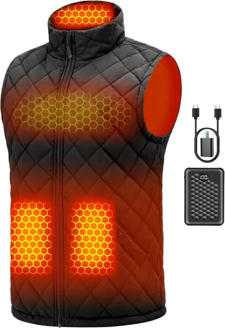 Wulcea Heated Vest - Graphene Tech for Ultimate Warmth - Enjoy 15% Off!