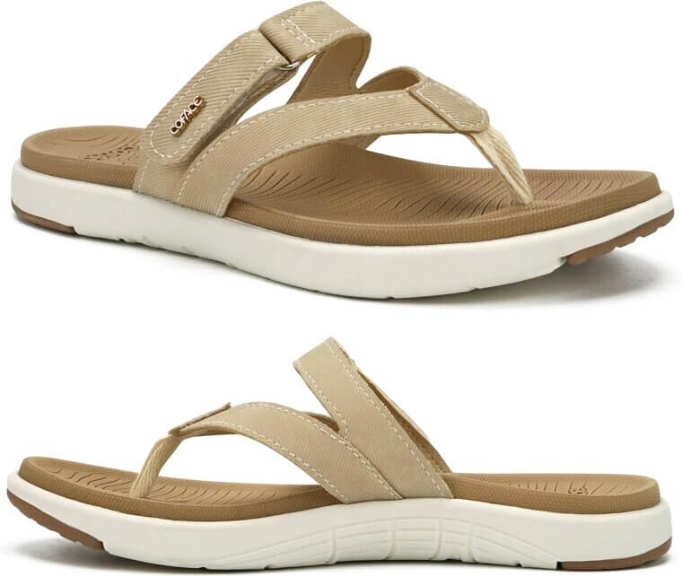 COFACE Orthotic Flip Flops - Lightweight Comfort for Active Women - 30% Off!