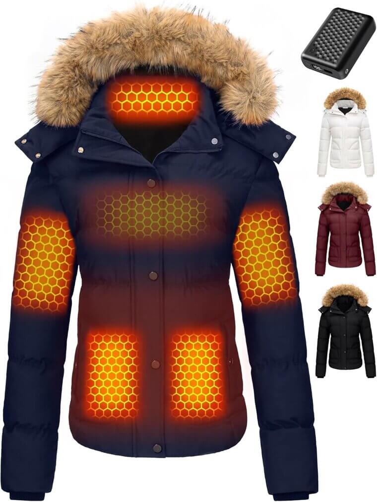 Wulcea Heated Jacket - Stay Warm with Graphene Tech - 27% Off!