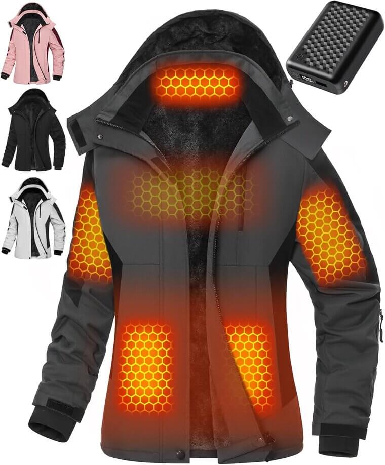 Wulcea Heated Jacket - Stylish Warmth with Graphene Tech - Enjoy 13% Off!