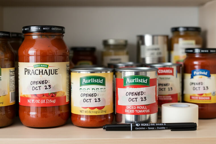 Date and rotate to cut waste and clear space