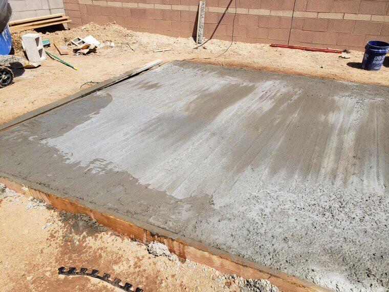 DIY Concrete Patio Woes