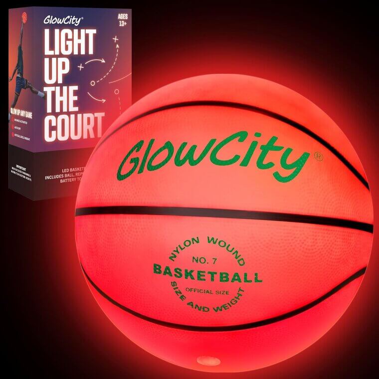 GlowCity Basketball - Light Up Your Game at Night! - Don’t Miss the 31% Discount!