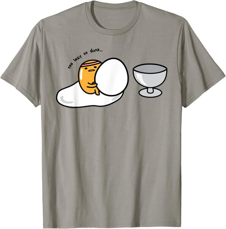Gudetama Basketball Tee - Perfect for Hoops Lovers! 
