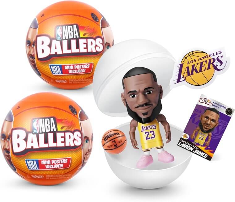 NBA Ballers Mystery Capsules for All Ages - Collect, Trade & Enjoy - Don’t Miss the 5% Discount!