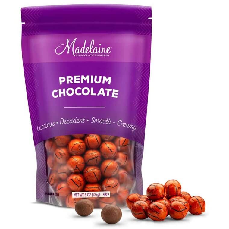 Madelaine Chocolate Basketballs - Perfect Party Favors & Gifts 