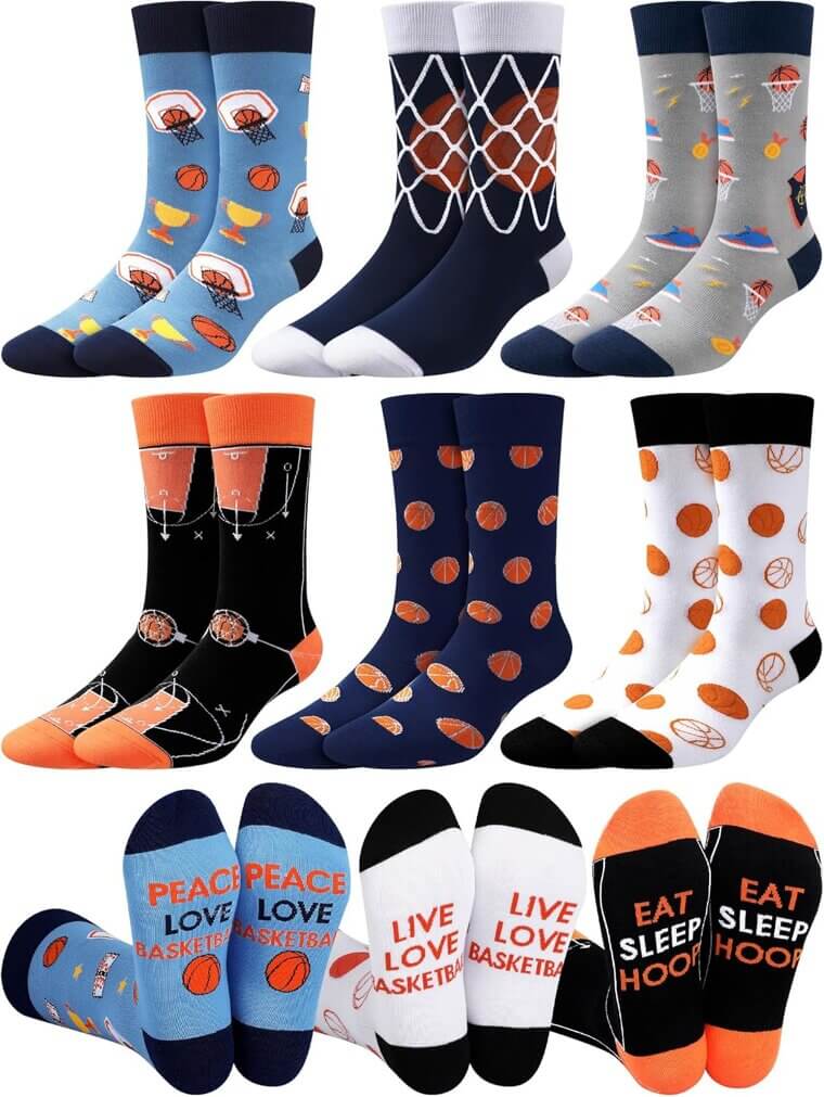 Haysandy Basketball Socks - Fun & Comfy Crew for Men - Enjoy 14% Off!