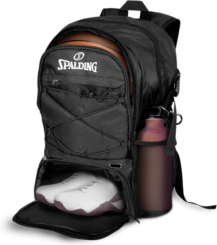 Spalding Basketball Backpack - Ultimate Sports Bag for Athletes - Enjoy 19% Off!