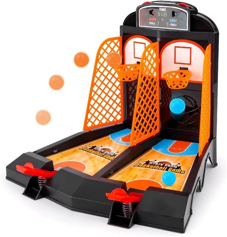 GOODLYSPORTS Mini Basketball - Fun Desk Toy for All Ages - Now 20% Off!
