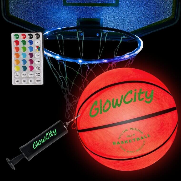 GlowCity Basketball - Light Up Fun for All Ages - Now 20% Off!