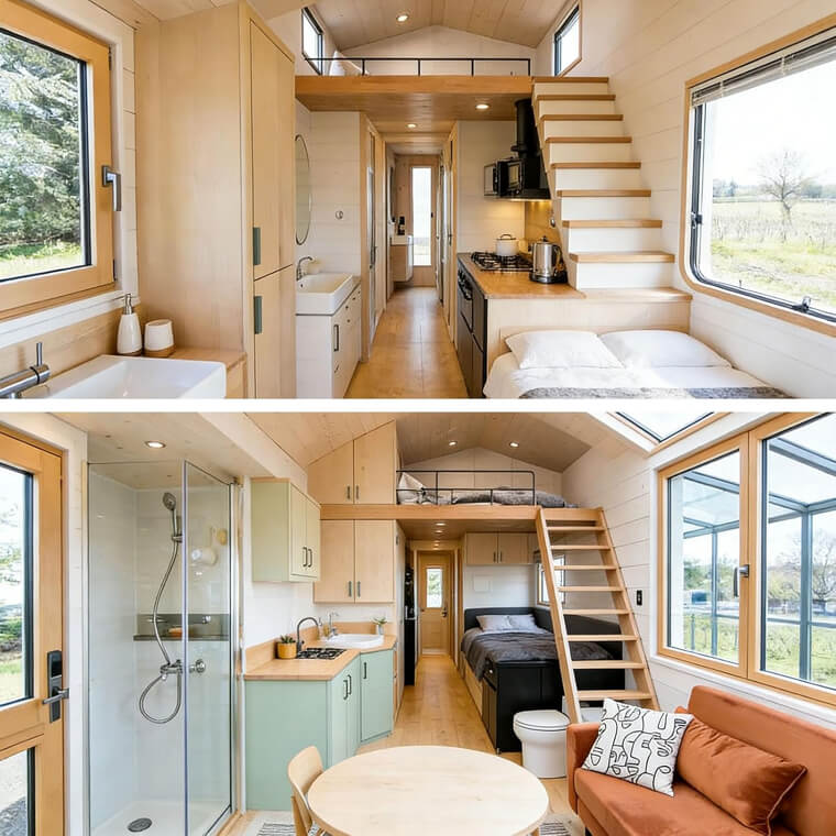 Panoramic Mountain Trailer With Skylight
