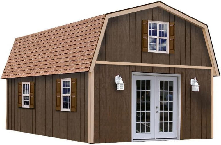 Classic Wooden Barn Building