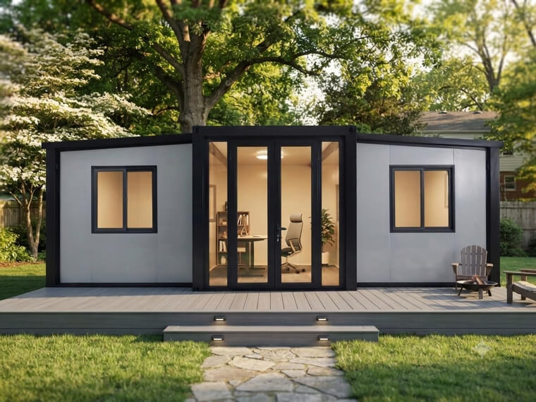 Modern Steel-Framed Minimalist Studio