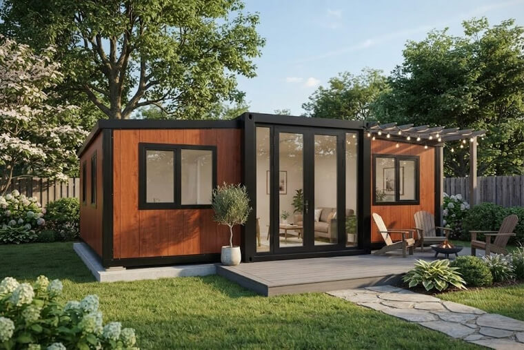Expandable Modular Fold-Out Tiny House