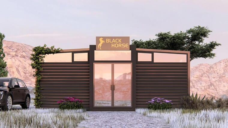 Multi-Purpose Heavy-Duty Steel Studio Shed
