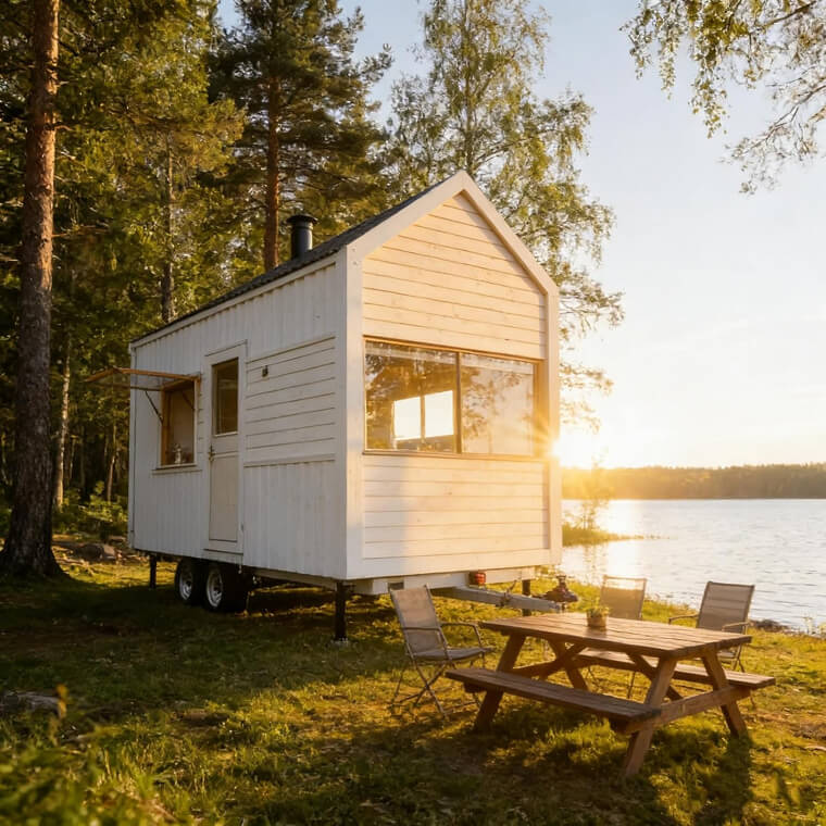Haulable Off-Grid Wilderness Cabin