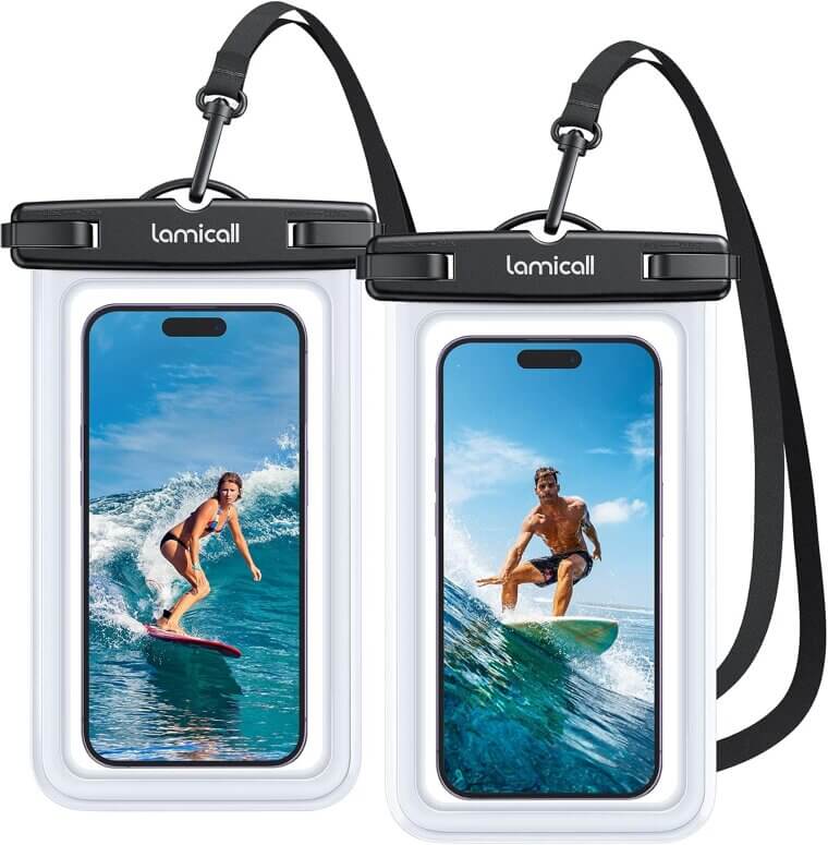Lamicall Waterproof Pouch - Perfect for Beach & Outdoor Adventures - Enjoy 36% Off!