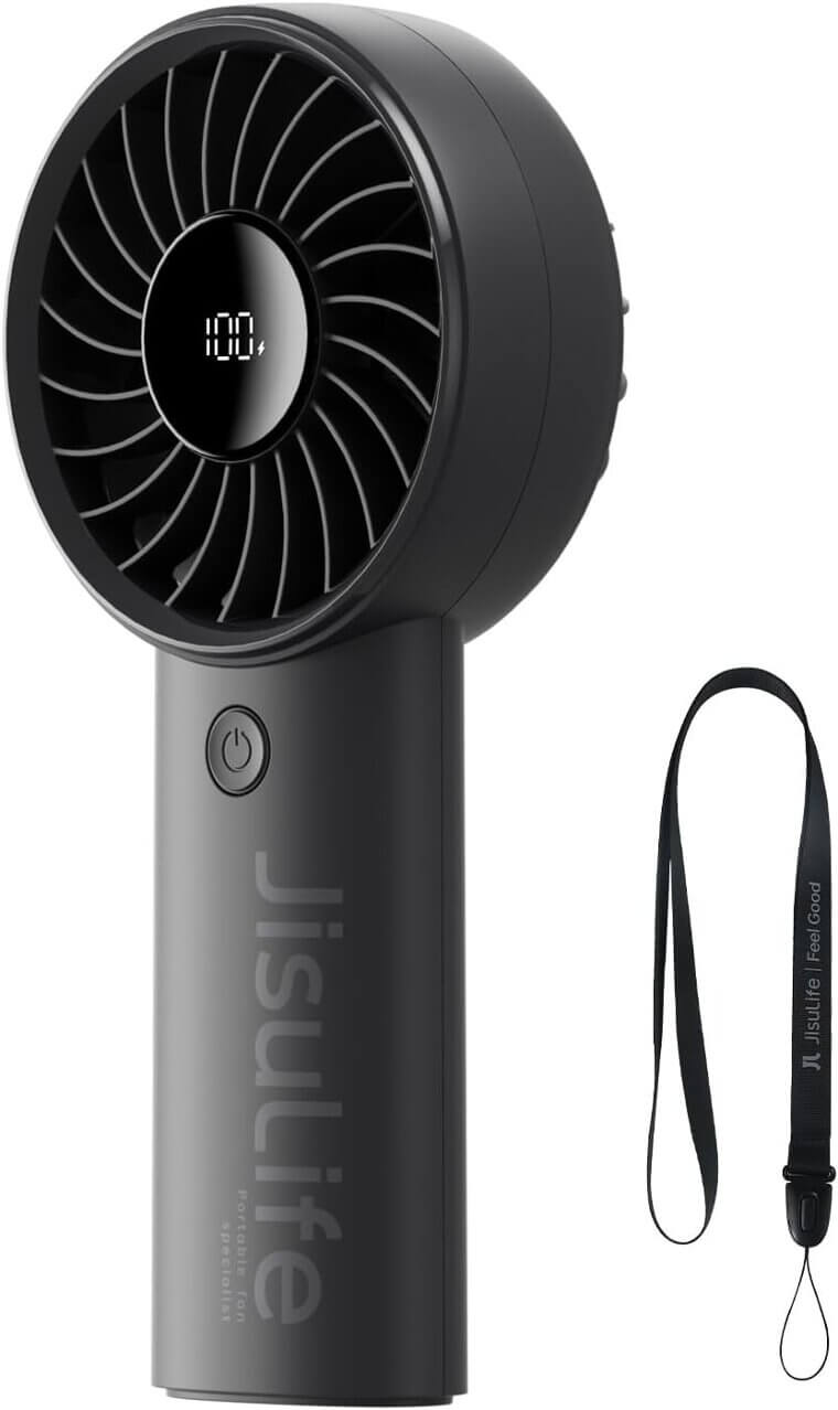 Stay Cool Anywhere with JISULIFE Fan LIFE4 - Perfect for Travel! - Now 16% Off!