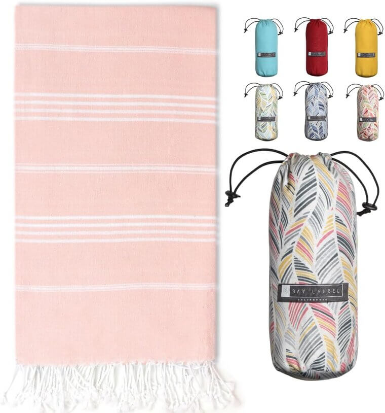 Bay Laurel Towel Set - Quick Dry, Sand Free Beach Essential - 10% Off!
