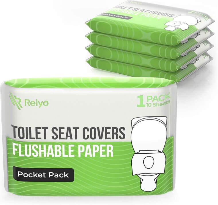 Flushable Toilet Seat Covers - Perfect for Travel & Potty Training - Enjoy 16% Off!