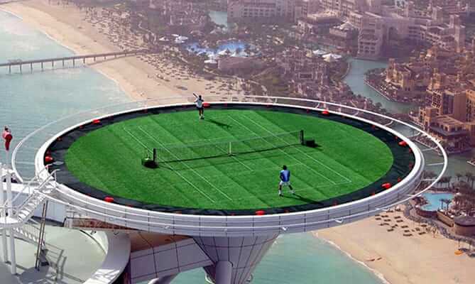 Highest Tennis Court Of The World
